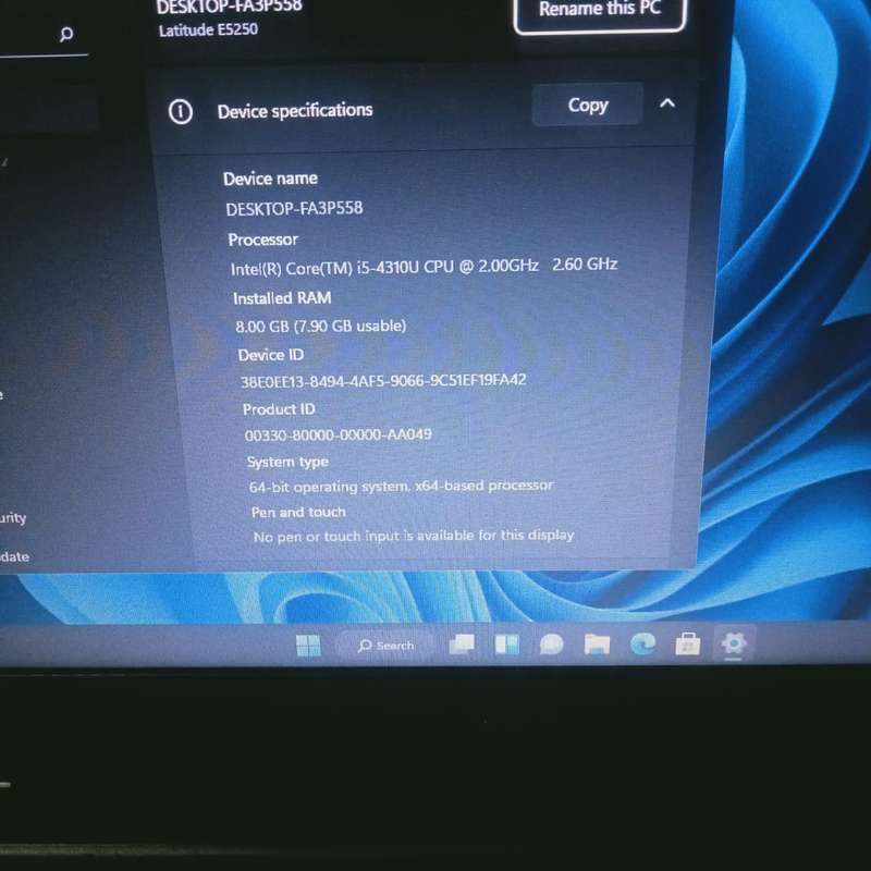 DELL i5 4th generation