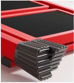 3-Step Aluminum Step Ladder with Anti-Slip Pedals, Portable Folding
