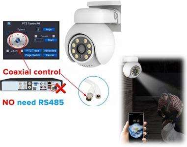 4 in1 5MP PTZ Camera