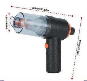 2 in 1 Rechargeable Handheld Mini Vacuum Cleaner