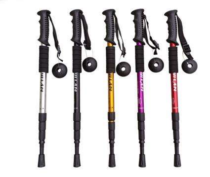 Hiking Stick Trekking Pole Ultra Light Aluminium Extendable