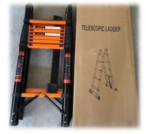 2.5M Carbon steel telescopic ladder