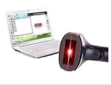 Handheld Laser Barcode Scanner USB 2.0 Wired -POS