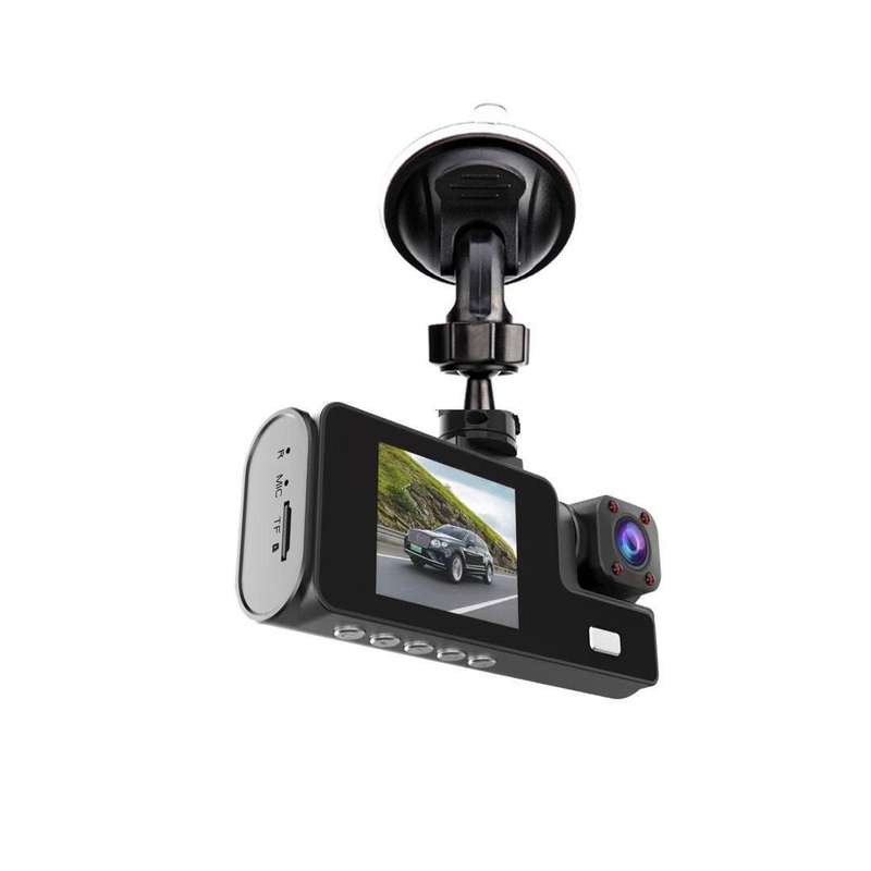 DUAL DASHCAM HD 1080P Triple Lens Reverse Park Monitor Car DVR