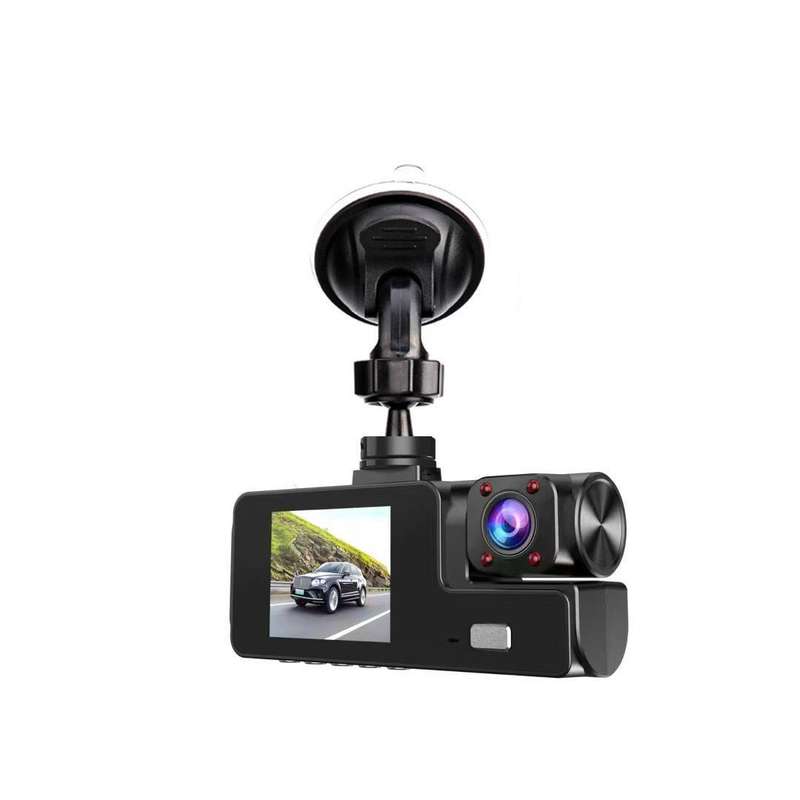 DUAL DASHCAM HD 1080P Triple Lens Reverse Park Monitor Car DVR