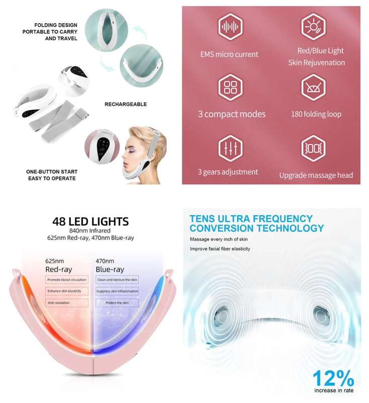 V-FACE LIFTING DEVICE  LED PHOTON THERAPY