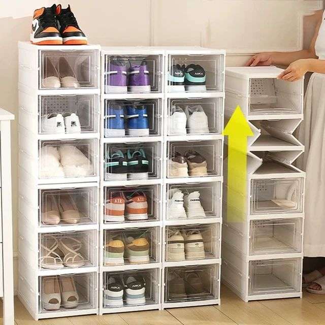 FOLDABLE SHOE CABINET