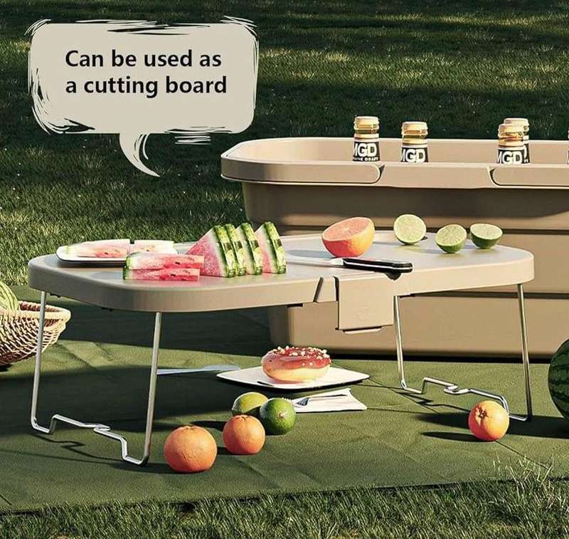 2-in-1 Picnic Basket + Table Foldable