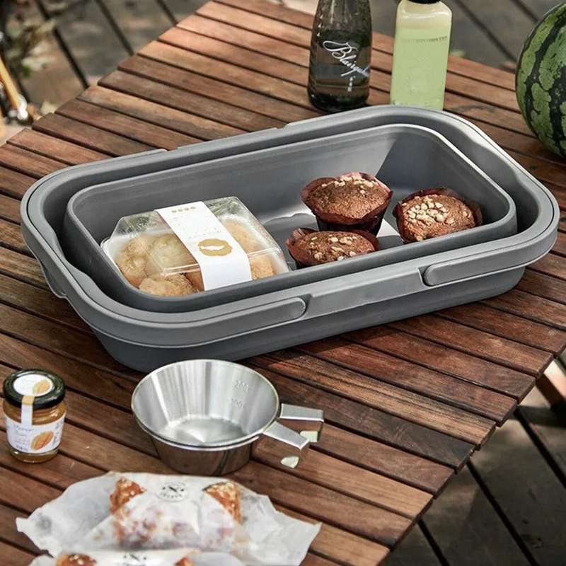 2-in-1 Picnic Basket + Table Foldable