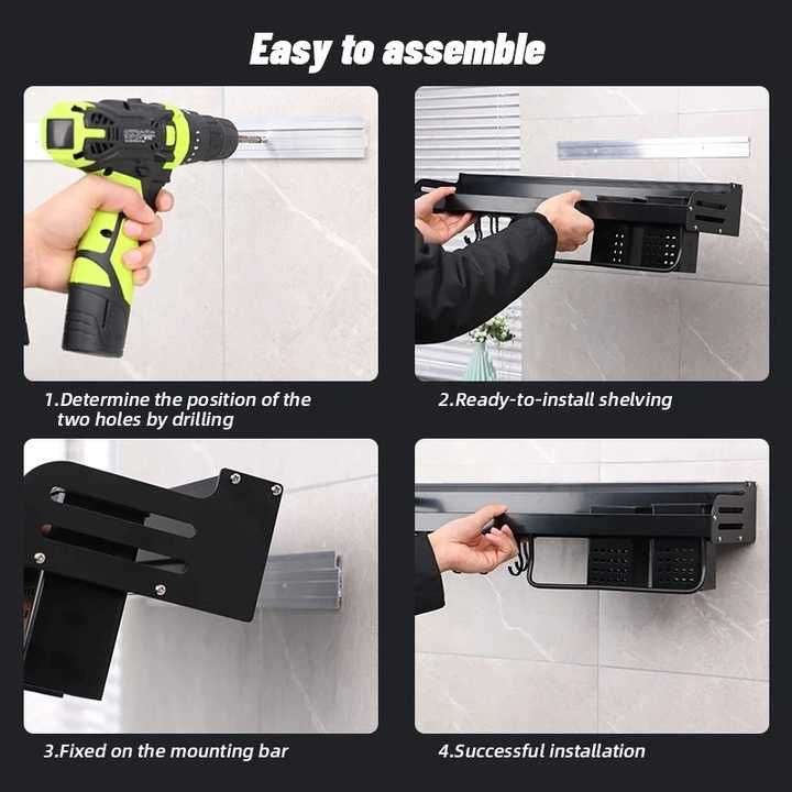 All-in-one Kitchen Wall Rack