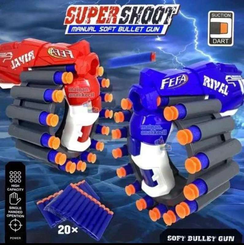SUPER SHOOT  SOFT BULLET GUN