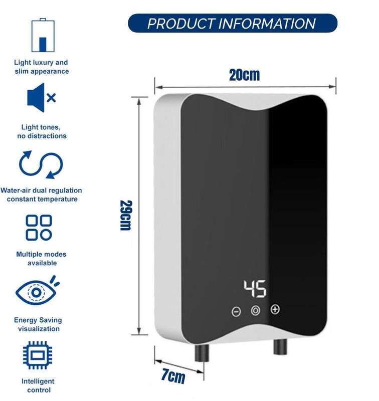 SMART DIGITAL  ELECTRIC WATER HEATER  TYPE-2