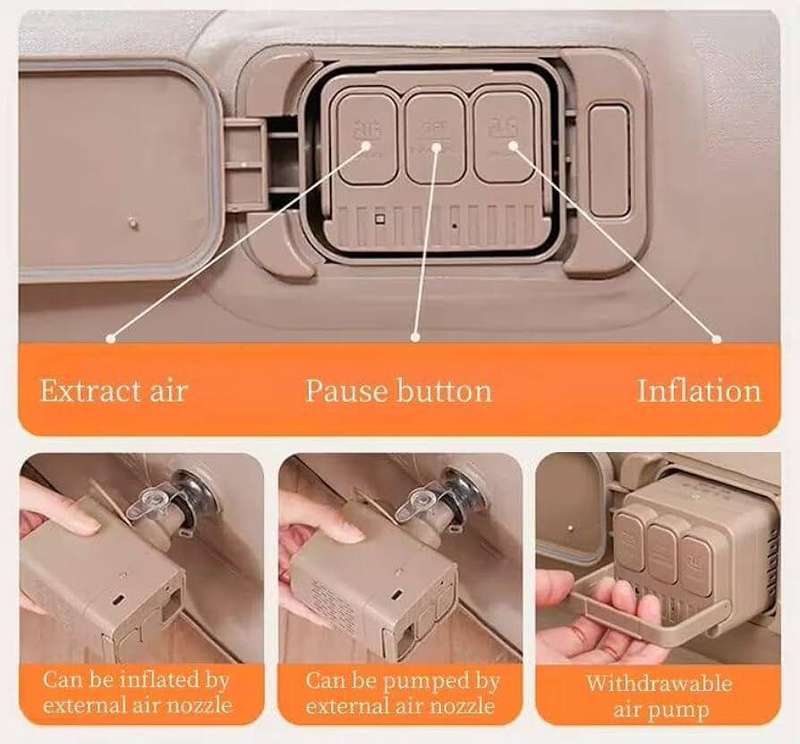 ONE-TOUCH INFLATABLE BED DOUBLE