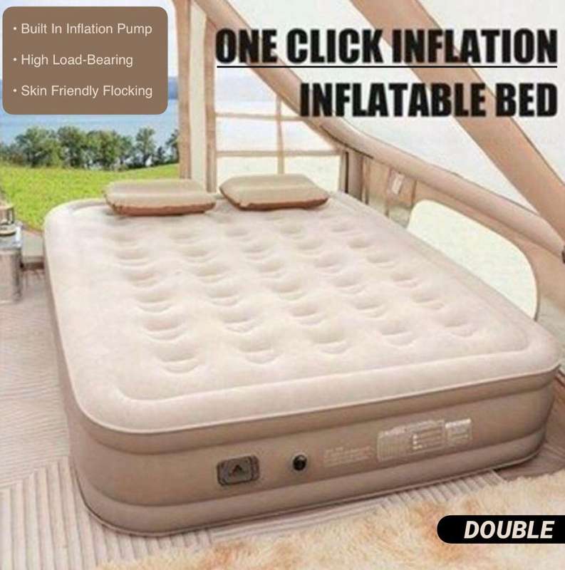 ONE-TOUCH INFLATABLE BED DOUBLE