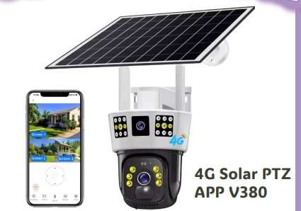 4G Solar PTZ Security Camera