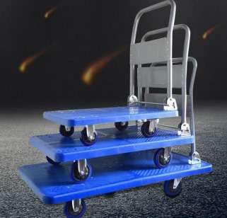 Heavy Duty Plastic Hand Truck Platform Cart Trolley 180KG