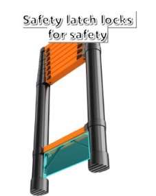 5.9M Carbon steel telescopic ladder