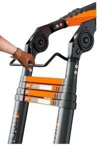 1.7M Carbon steel telescopic ladder