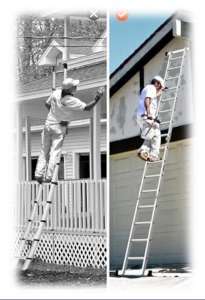 Multi-Purpose  Folding Ladder  4x4 16 Steps  Lightweight  Aluminum