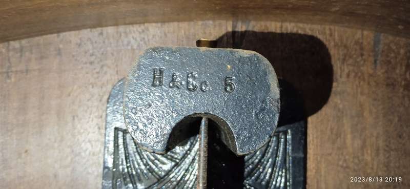German art deco grandfather clock