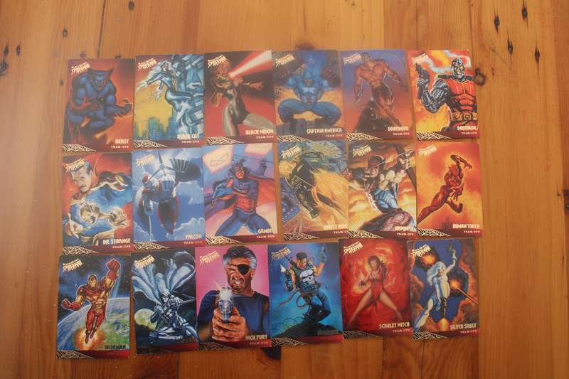 1995 fleer ultra spiderman Team ups. 18 cards