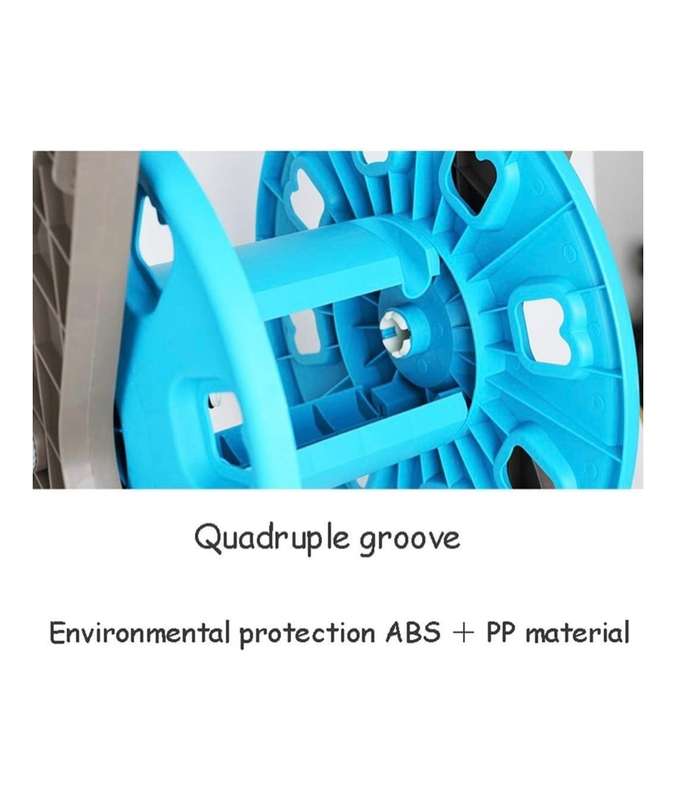 15M Hose Reel Cart Garden Hose Reels Retractable Multifunctional