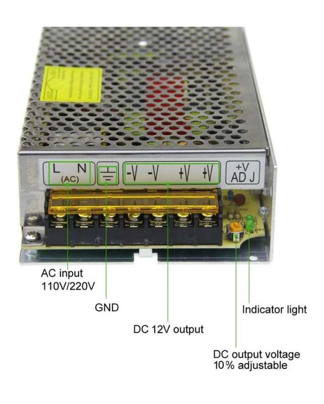 DC 12V 10A 120W Power Supply