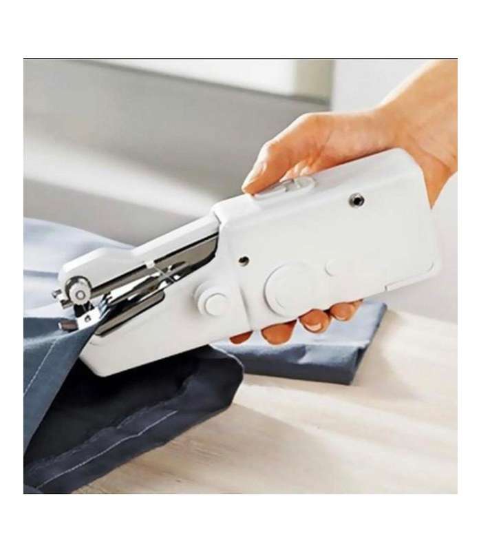 Handheld and portable sewing machine