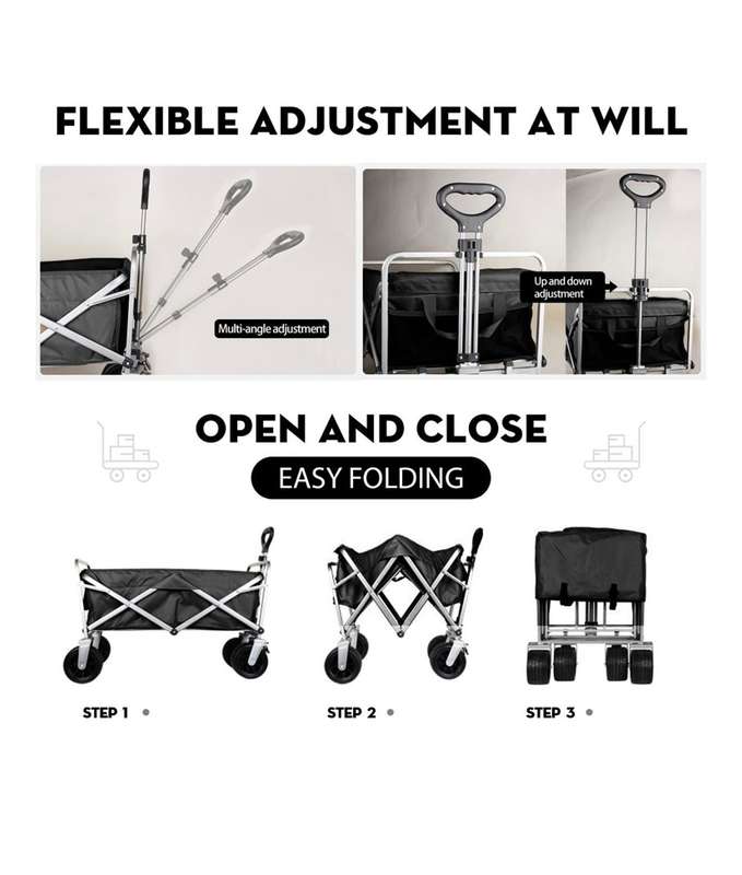 Collapsible Beach Folding Trolley/Wagon