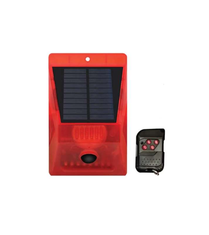 Solar Alarm With Remote Controller