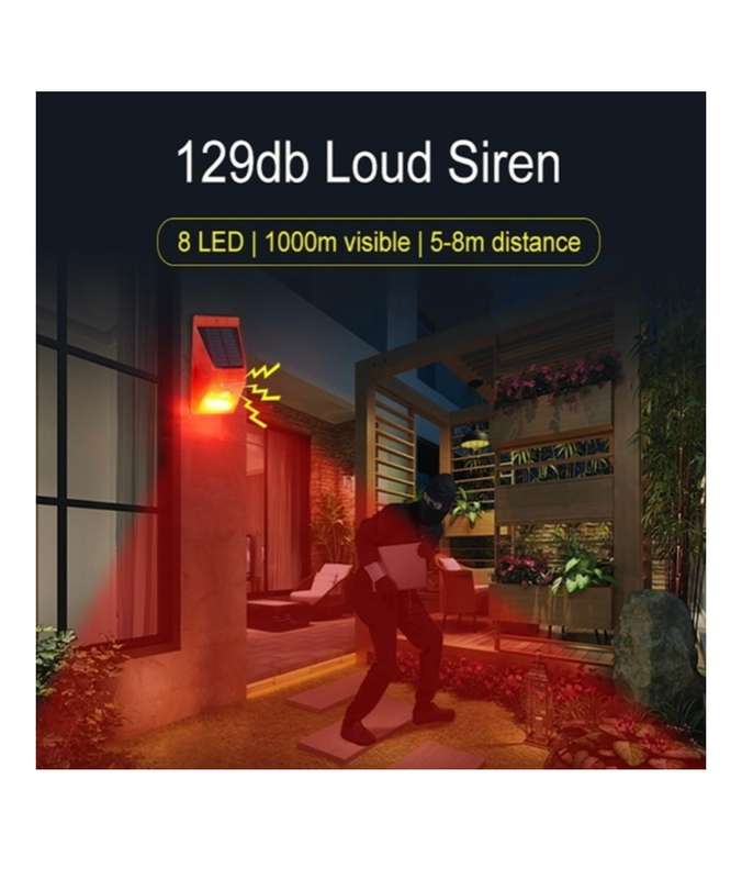 Solar Alarm With Remote Controller