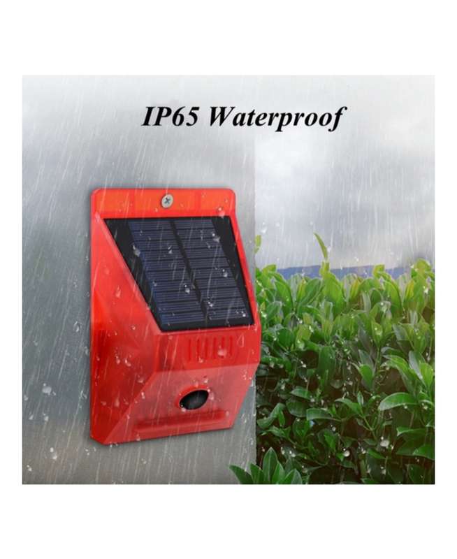 Solar Alarm With Remote Controller