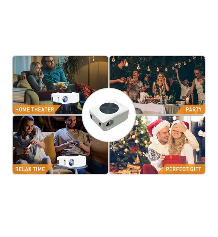 Portable Projector - Connects to your Phone - Full HD - WIFI - Airplay