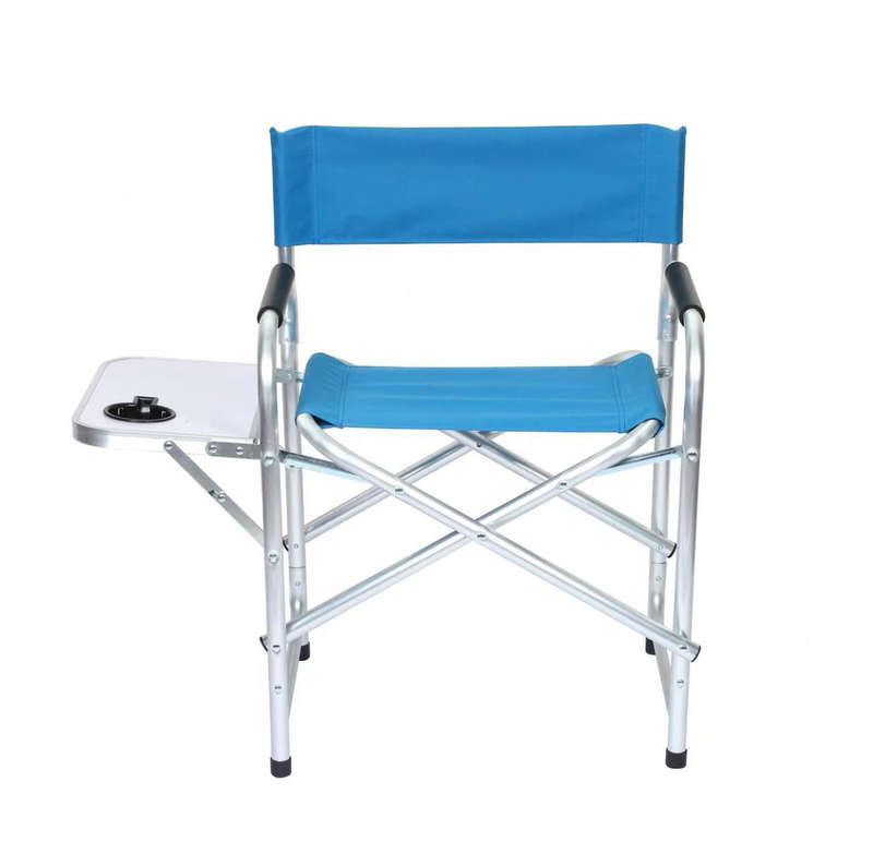 Aluminium Folding Director's Chair with Side Table