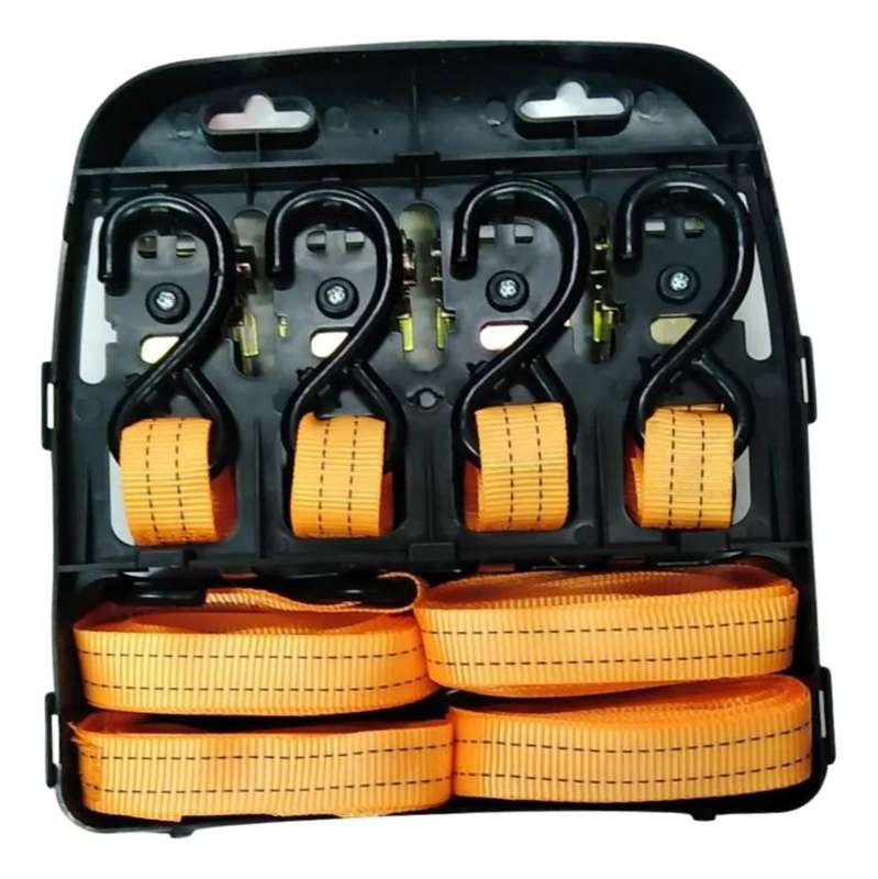 4 Piece Ratchet Tie Down - 4.5MX25MM