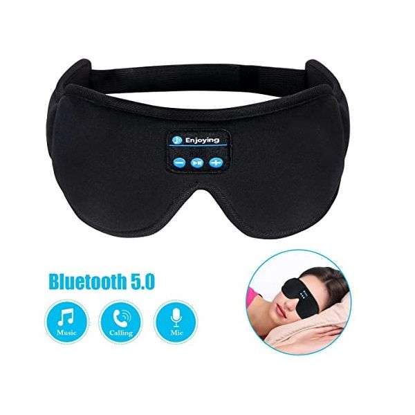 3D Music Sleep Mask Bluetooth Wireless Sleep Headphones