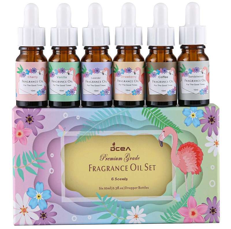 6 Bottles Set 10ml Essential Oil Pure Fragrance Oil Air Humidifier