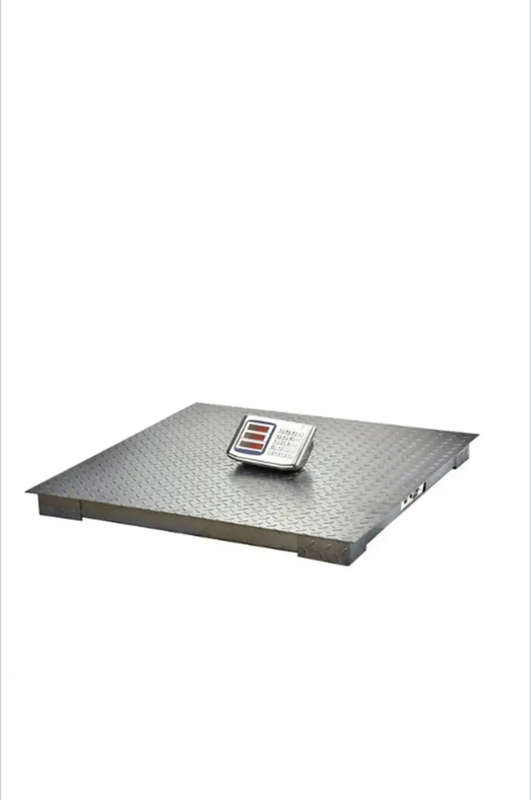 2 Ton Industrial Heavy Duty Platform Scale 2000kg Digital Scale 1.2Mx1.2M