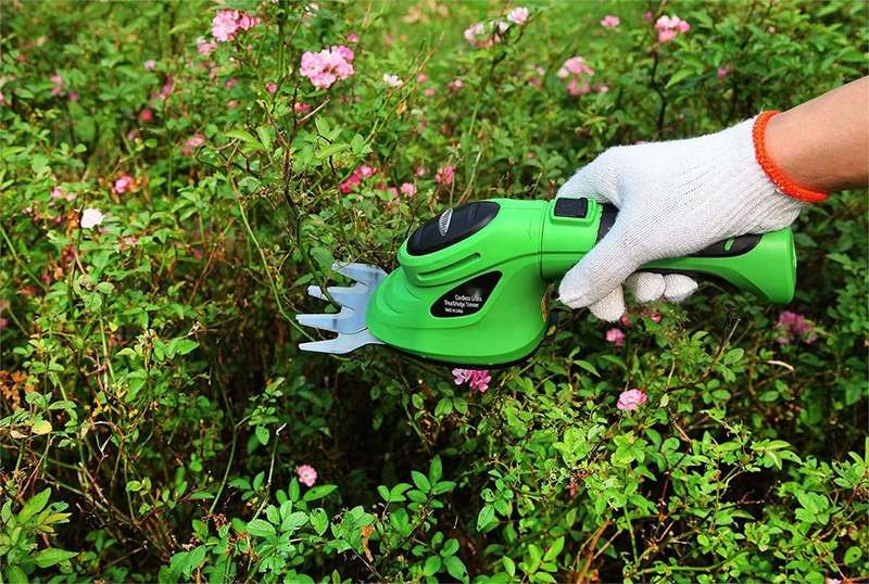 2 in 1 Cordless Grass Shears, Hedge Trimmer, Electric Pruning Shears