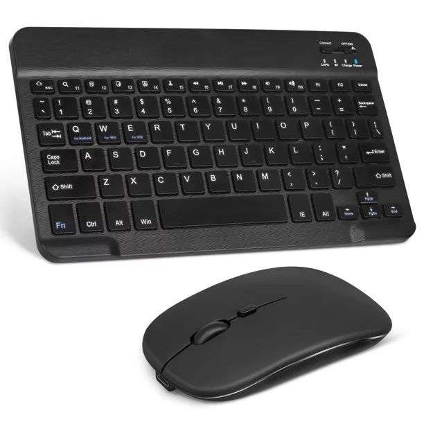 Rechargeable Ultra Slim Wireless Bluetooth Keyboard And Mouse Set