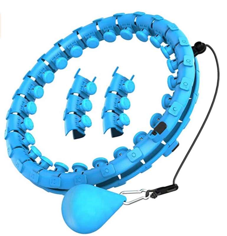 Weighted Hula Hoop for Abdomen Fitness and Waist Toning