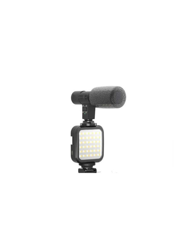 Vloggers LED Light Smart Live Video Package with microphone
