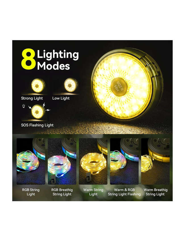 Multifunctional Camping String Light