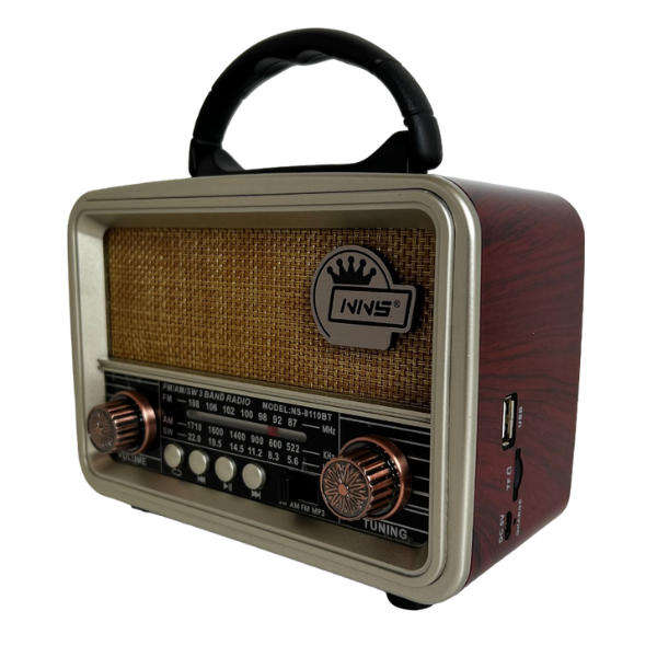 Rechargeable Vintage Band Radio With USB - NS-8110BT