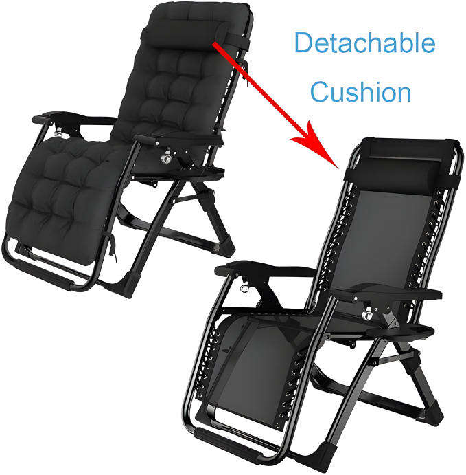 Foldable Sun Lounger Outdoor Garden Lounge Chair Nap Chair Outdoor Chair