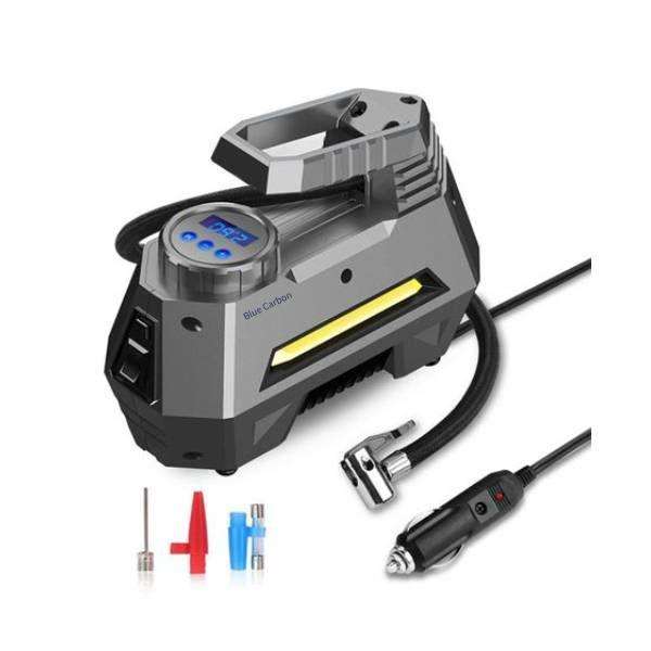 Portable Air Compressor Digital Car Tyre Pump 12V DC with LED Light