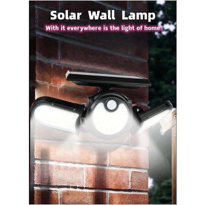 112 LED Waterproof Outdoor Solar Induction Lamp