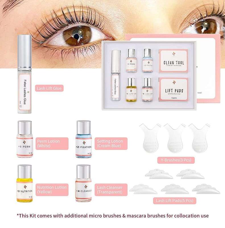 Lash Lift Kit & Eyebrow Lamination - DIY use at home- no experience needed