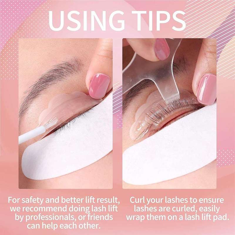 Lash Lift Kit & Eyebrow Lamination - DIY use at home- no experience needed