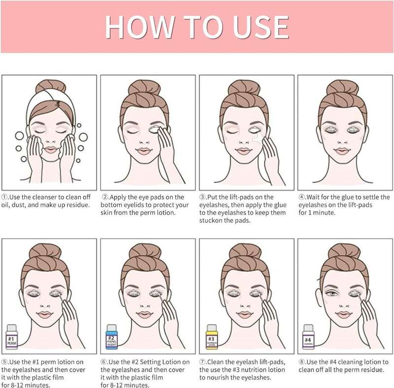 Lash Lift Kit & Eyebrow Lamination - DIY use at home- no experience needed
